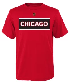 Youth Red Chicago Blackhawks Special Edition 2.0 Primary Logo T-Shirt -MLB Shop 6104236 ALT2