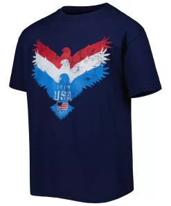 Youth Navy Team USA Logo T-Shirt -MLB Shop 6104305 ALT2