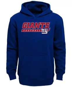 Youth Royal New York Giants Take the Lead Pullover Hoodie
