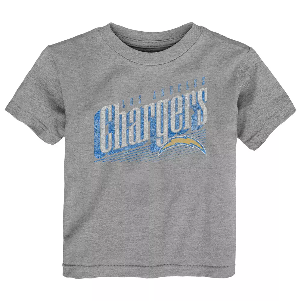 Toddler Heathered Gray Los Angeles Chargers Winning Streak T-Shirt 1 Toddler Heathered Gray Los Angeles Chargers Winning Streak T-Shirt