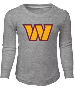 Toddler Heathered Gray Washington Commanders Long Sleeve T-Shirt & Pants Sleep Set 5 Toddler Heathered Gray Washington Commanders Long Sleeve T-Shirt & Pants Sleep Set -MLB Shop 6111698 ALT2