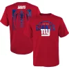 Youth Red New York Giants Blitz Ball T-Shirt