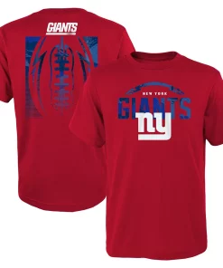 Youth Red New York Giants Blitz Ball T-Shirt -MLB Shop 6111755 ALT
