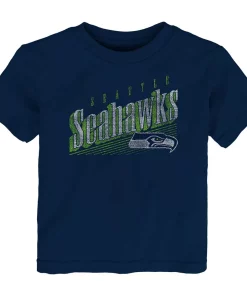 Toddler College Navy Seattle Seahawks Winning Streak T-Shirt
