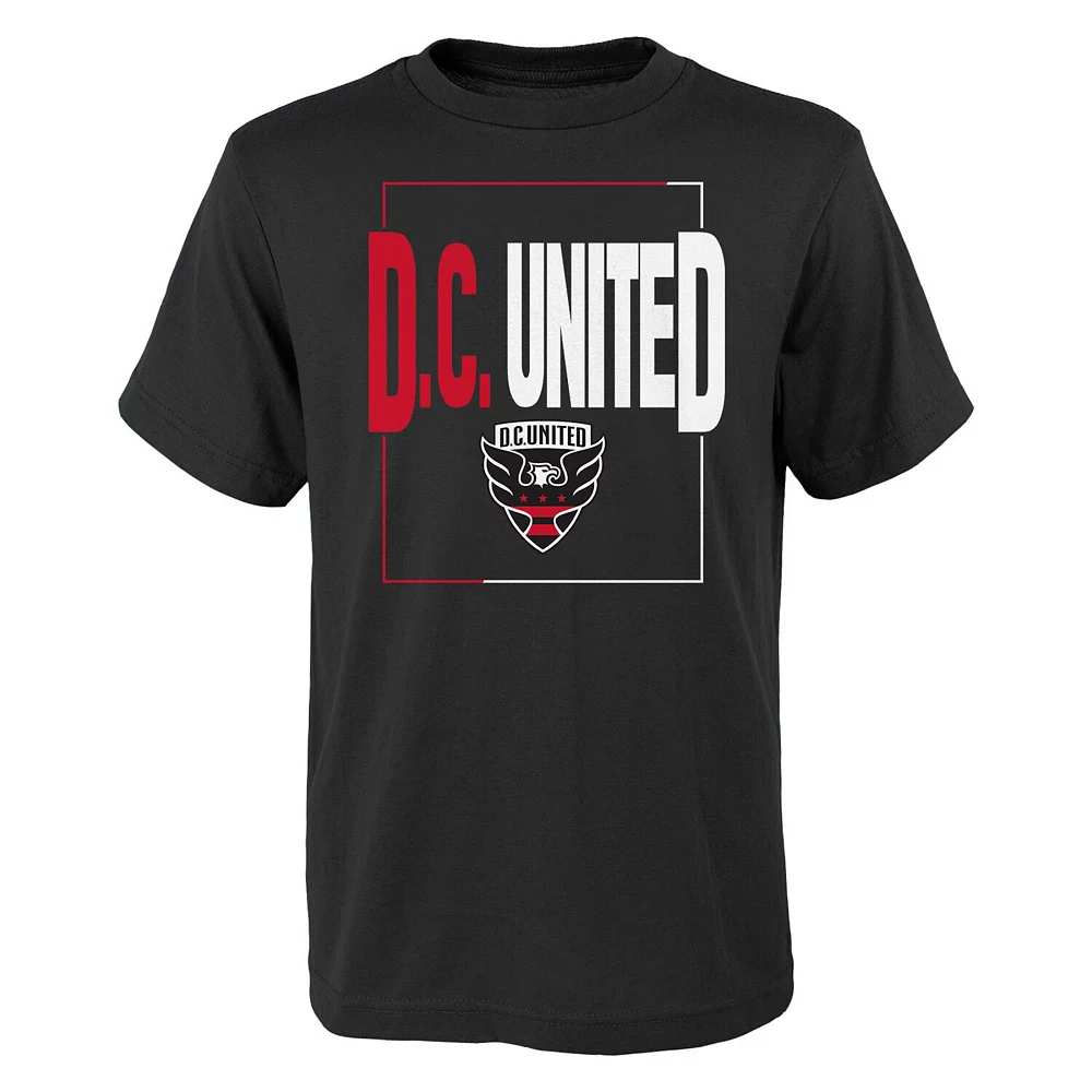 Youth Black D.C. United Coin Toss T-Shirt 1 Youth Black D.C. United Coin Toss T-Shirt