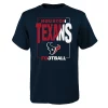 Youth Navy Houston Texans Coin Toss T-Shirt