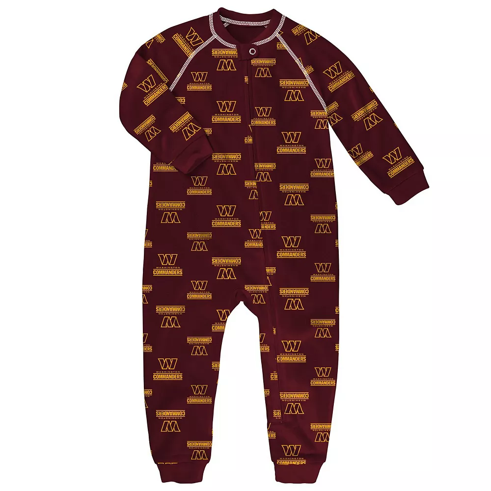 Toddler Burgundy Washington Commanders Raglan Full-Zip Jumper 1 Toddler Burgundy Washington Commanders Raglan Full-Zip Jumper