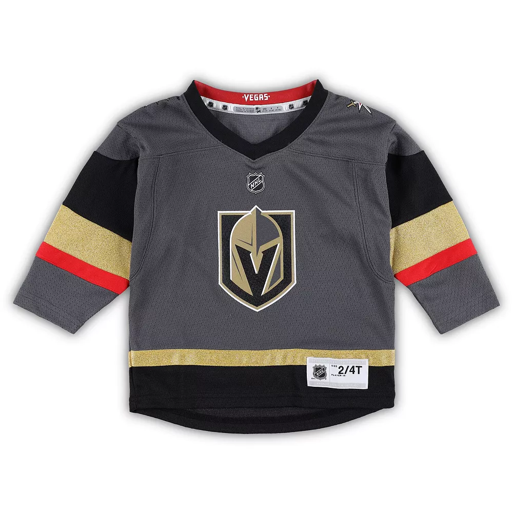 Toddler Gray Vegas Golden Knights 2022/23 Home Replica Jersey 3 Toddler Gray Vegas Golden Knights 2022/23 Home Replica Jersey - Image 3