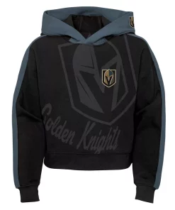 Girls Youth Black Vegas Golden Knights Record Setter Pullover Hoodie 5 Girls Youth Black Vegas Golden Knights Record Setter Pullover Hoodie -MLB Shop 6114086 ALT2