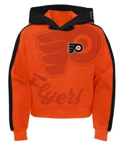 Girls Youth Orange Philadelphia Flyers Record Setter Pullover Hoodie 5 Girls Youth Orange Philadelphia Flyers Record Setter Pullover Hoodie -MLB Shop 6114113 ALT2