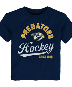 Toddler Navy Nashville Predators Take the Lead T-Shirt