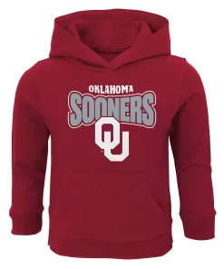 Toddler Crimson Oklahoma Sooners Draft Pick Pullover Hoodie