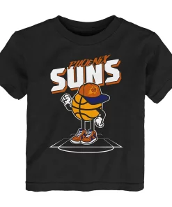 Toddler Black Phoenix Suns Mr. Dribble T-Shirt