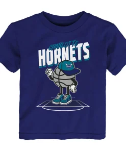 Toddler Purple Charlotte Hornets Mr. Dribble T-Shirt