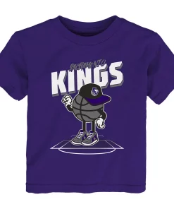 Toddler Purple Sacramento Kings Mr. Dribble T-Shirt