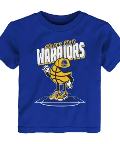 Toddler Royal Golden State Warriors Mr. Dribble T-Shirt