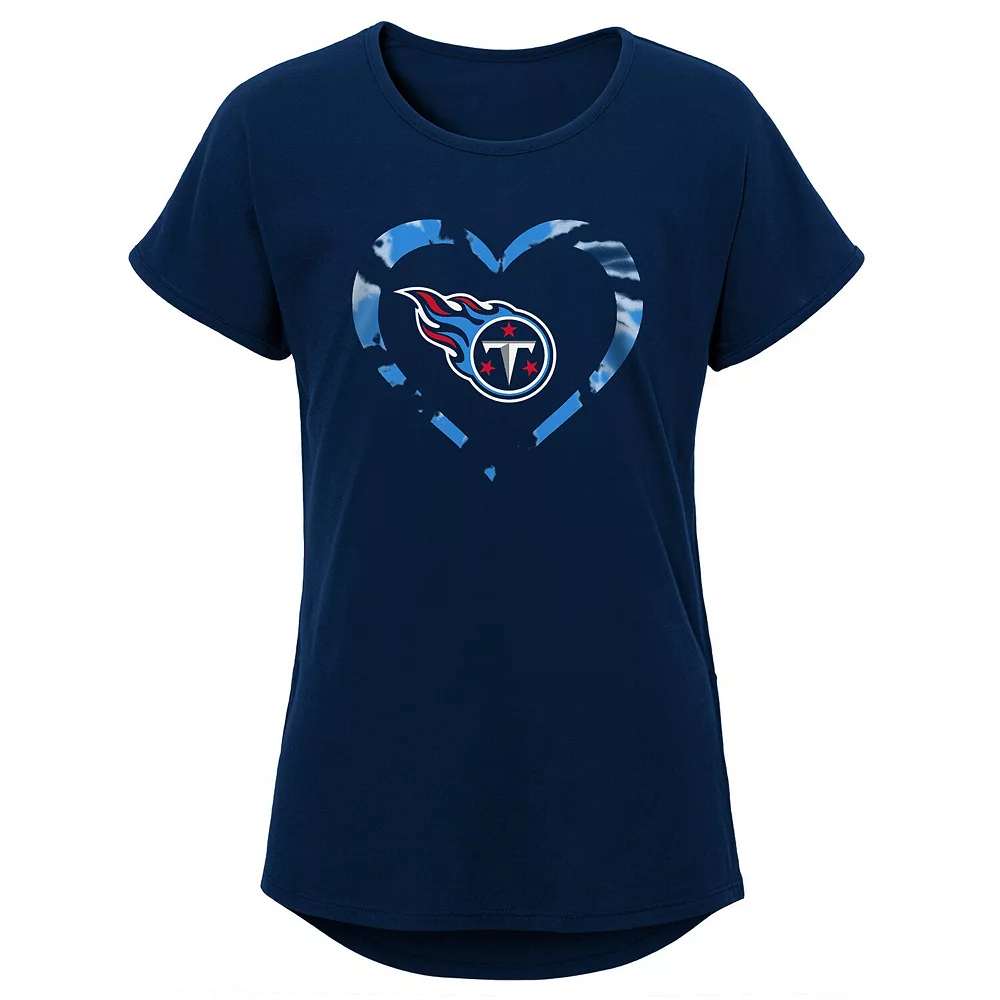 Girls Youth Navy Tennessee Titans Tie-Dye Heart T-Shirt 1 Girls Youth Navy Tennessee Titans Tie-Dye Heart T-Shirt