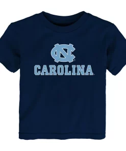 Toddler Navy North Carolina Tar Heels Team Lockup T-Shirt