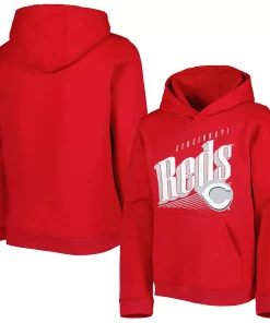 Youth Red Cincinnati Reds Winning Streak Pullover Hoodie