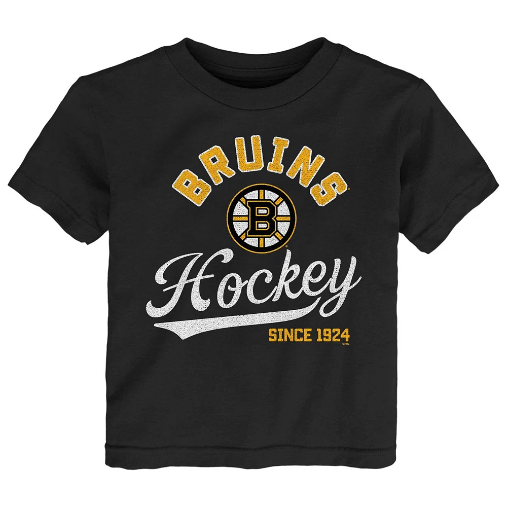Toddler Black Boston Bruins Take the Lead T-Shirt 1 Toddler Black Boston Bruins Take the Lead T-Shirt