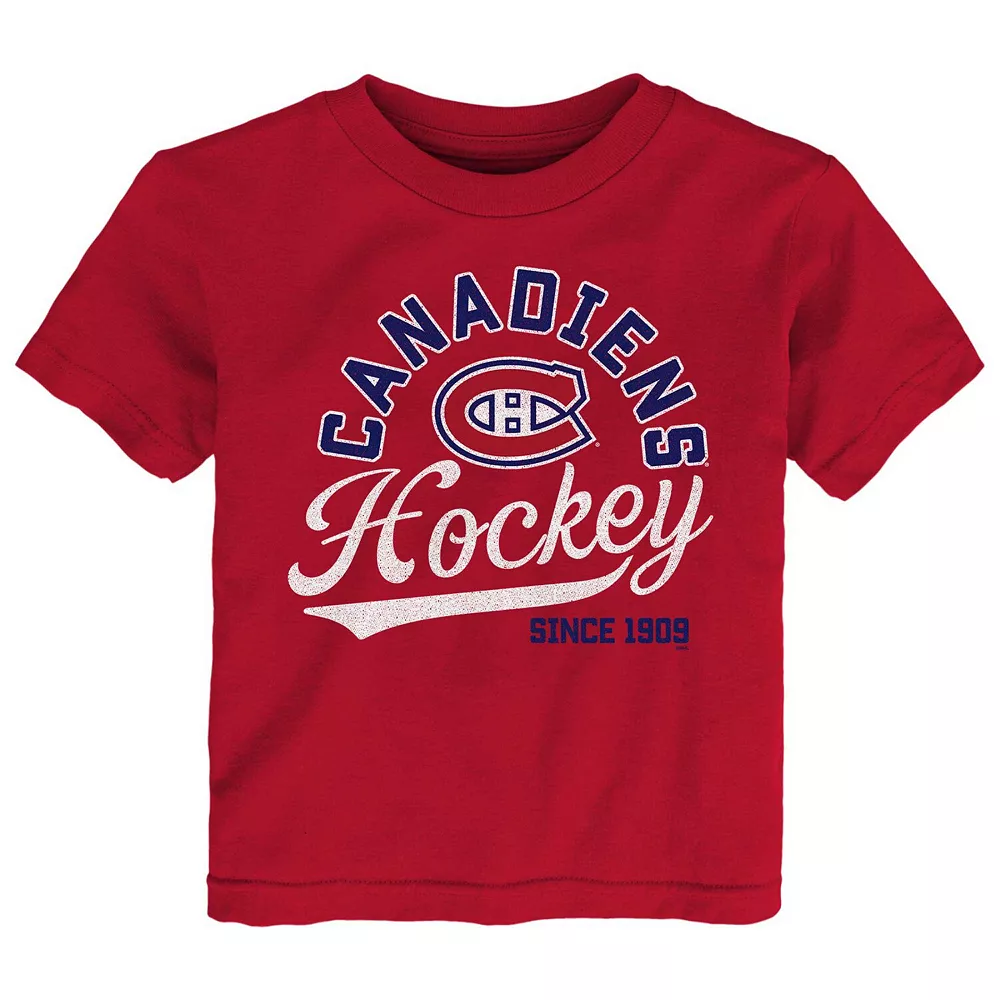 Toddler Red Montreal Canadiens Take the Lead T-Shirt 1 Toddler Red Montreal Canadiens Take the Lead T-Shirt