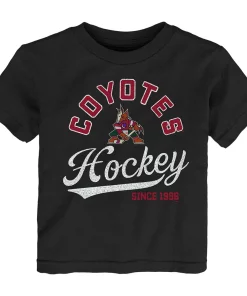 Toddler Black Arizona Coyotes Take the Lead T-Shirt