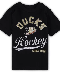 Toddler Black Anaheim Ducks Take the Lead T-Shirt