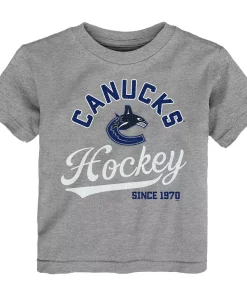 Toddler Heather Gray Vancouver Canucks Take the Lead T-Shirt