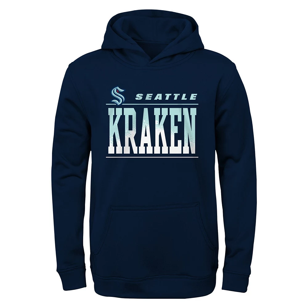 Youth Deep Sea Blue Seattle Kraken Play-By-Play Performance Pullover Hoodie 1 Youth Deep Sea Blue Seattle Kraken Play-By-Play Performance Pullover Hoodie