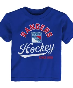 Toddler Blue New York Rangers Take the Lead T-Shirt