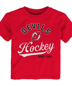 Toddler Red New Jersey Devils Take the Lead T-Shirt