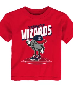 Toddler Red Washington Wizards Mr. Dribble T-Shirt