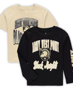 Preschool Black/Gold Army Black Knights Game Day T-Shirt Combo Pack