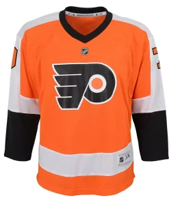 Youth Carter Hart Orange Philadelphia Flyers Home Replica Player Jersey 5 Youth Carter Hart Orange Philadelphia Flyers Home Replica Player Jersey -MLB Shop 6157235 ALT2