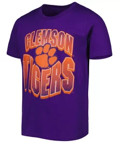 Youth Orange/Purple Clemson Tigers Game Day T-Shirt Combo Pack -MLB Shop 6157915 ALT2