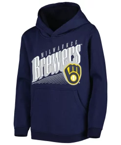 Youth Navy Milwaukee Brewers Winning Streak Pullover Hoodie 5 Youth Navy Milwaukee Brewers Winning Streak Pullover Hoodie -MLB Shop 6158305 ALT2