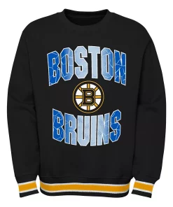 Youth Black Boston Bruins Classic Blueliner Pullover Sweatshirt 5 Youth Black Boston Bruins Classic Blueliner Pullover Sweatshirt -MLB Shop 6158517 ALT2