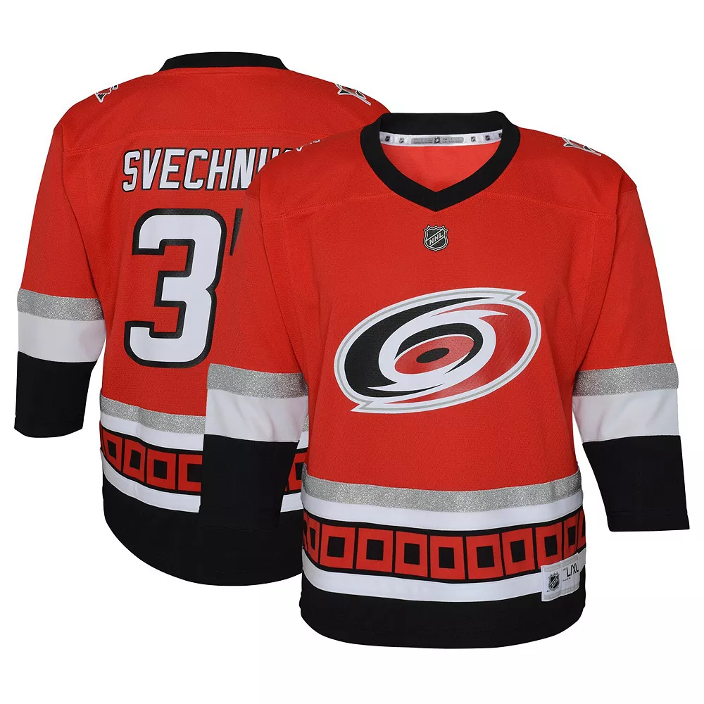 Toddler Andrei Svechnikov Red Carolina Hurricanes 25th Anniversary Replica Player Jersey 1 Toddler Andrei Svechnikov Red Carolina Hurricanes 25th Anniversary Replica Player Jersey