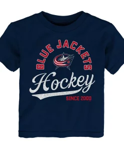 Toddler Navy Columbus Blue Jackets Take the Lead T-Shirt
