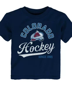 Toddler Navy Colorado Avalanche Take the Lead T-Shirt