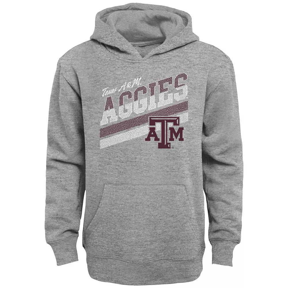 Youth Heathered Gray Texas A&M Aggies Love of the Game Pullover Hoodie 1 Youth Heathered Gray Texas A&M Aggies Love of the Game Pullover Hoodie