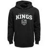 Youth Black Los Angeles Kings Team Lock Up Pullover Hoodie