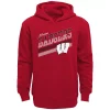 Youth Red Wisconsin Badgers Love of the Game Pullover Hoodie