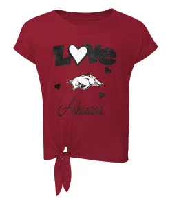 Toddler Cardinal/Black Arkansas Razorbacks Forever Love Team T-Shirt & Leggings Set -MLB Shop 6165623 ALT2
