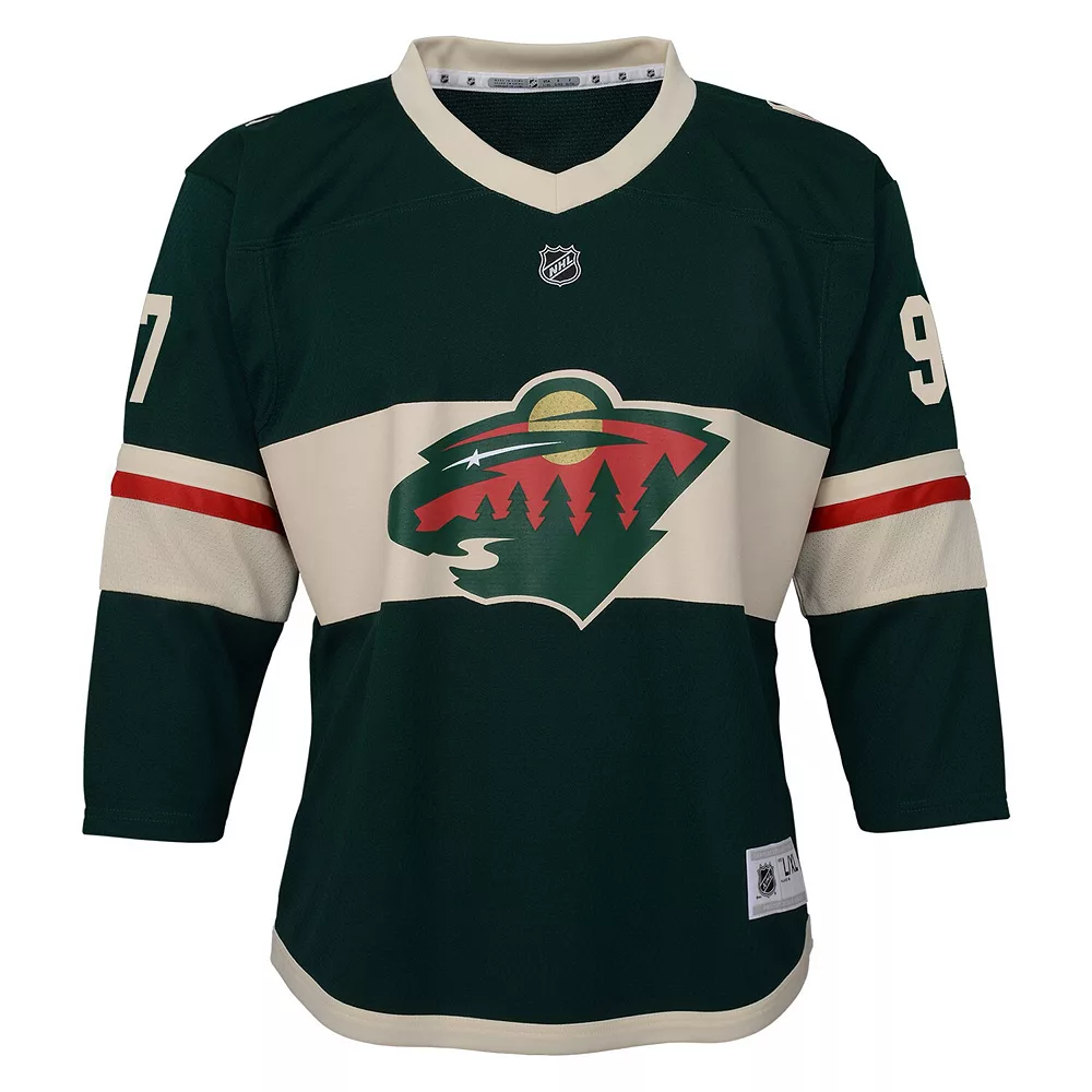 Youth Kirill Kaprizov Green Minnesota Wild Home Replica Player Jersey 3 Youth Kirill Kaprizov Green Minnesota Wild Home Replica Player Jersey - Image 3