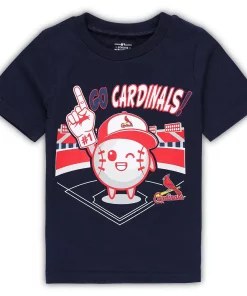 Toddler Navy St. Louis Cardinals Ball Boy T-Shirt