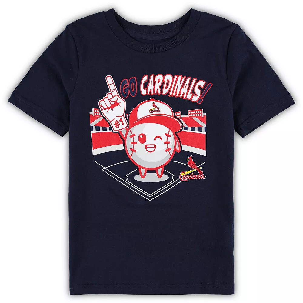 Preschool Navy St. Louis Cardinals Ball Boy T-Shirt 1 Preschool Navy St. Louis Cardinals Ball Boy T-Shirt
