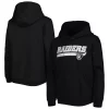 Youth Black Las Vegas Raiders Take the Lead Pullover Hoodie