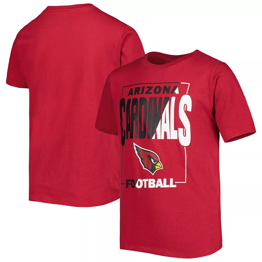 Youth Cardinal Arizona Cardinals Coin Toss T-Shirt 2 Youth Cardinal Arizona Cardinals Coin Toss T-Shirt - Image 2