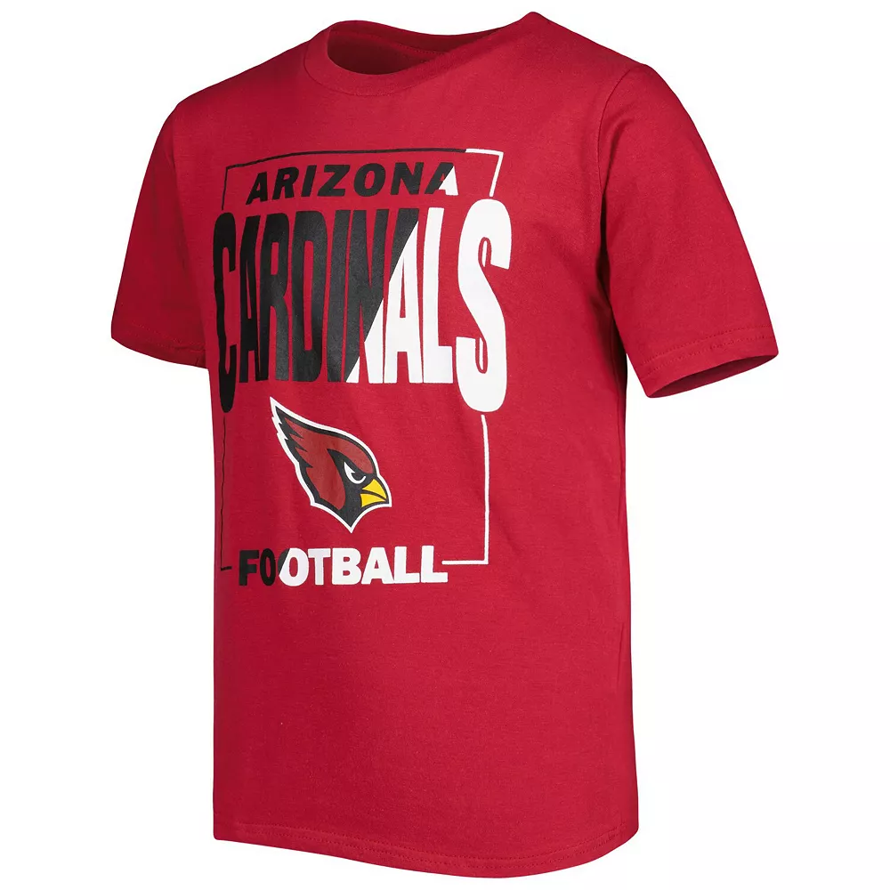 Youth Cardinal Arizona Cardinals Coin Toss T-Shirt 3 Youth Cardinal Arizona Cardinals Coin Toss T-Shirt - Image 3